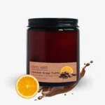 Premium Choco, Orange Truffle Scented Glass Jar Candle – 100% Vegan | Ekayaa Enterprise